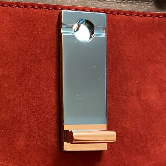 PROENZA SCHOULER Suede Nubuck Medium Hava Bag, Beautiful Burgundy - Picture 7 of 13